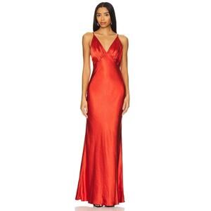 Lovers and Friends Alani Gown in Red maxi